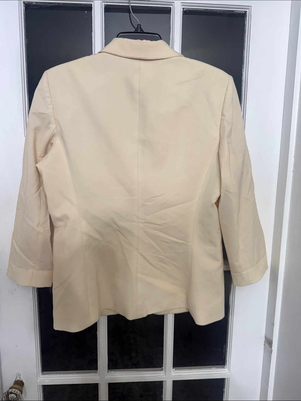 The Row Ivory Schoolboy Blazer Wool Stretch size 12 - Picture 9 of 12